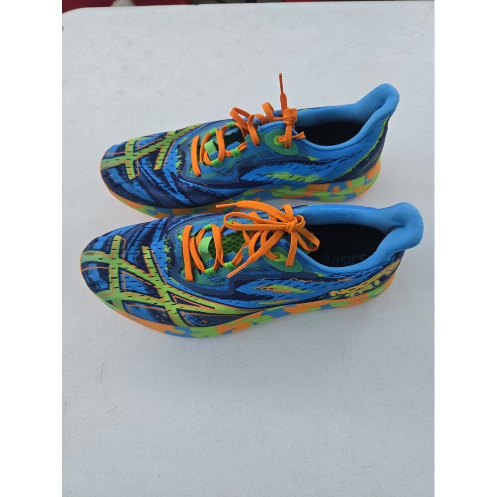 ASICS Noosa TRI 15 Running Shoes Men’s Size 12 Lime Burst Orange Sneakers